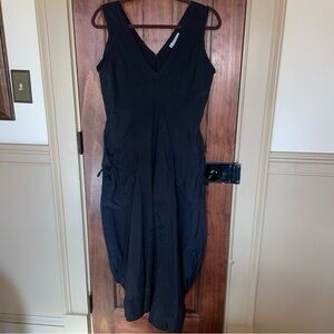 HANNA FOR LA JOURNEE BLACK PARACHUTE DRESS SIZE 10-12 (2 EURO)